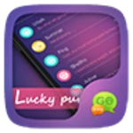 lucky purple android application logo